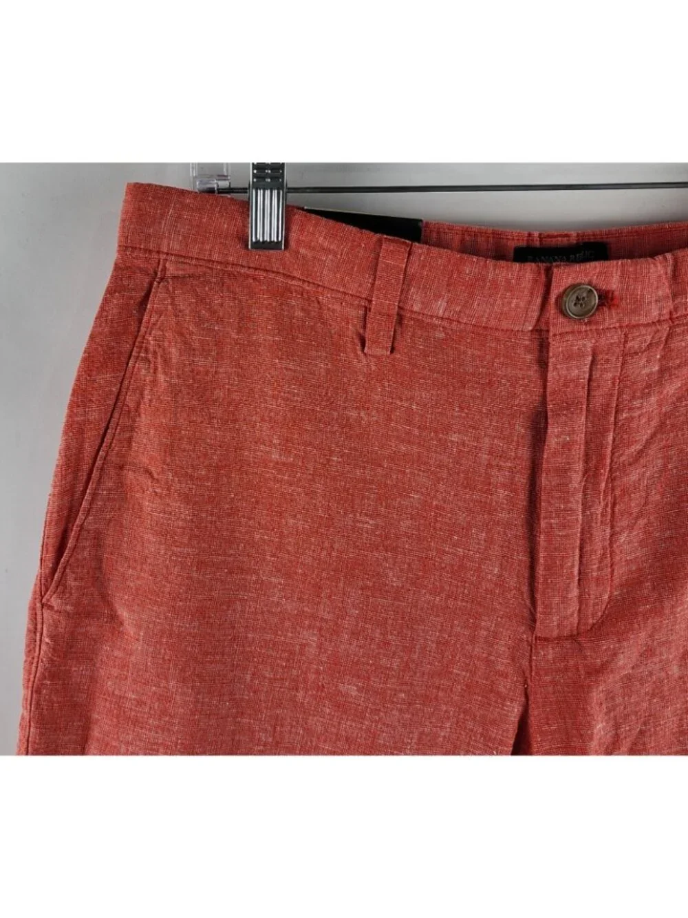 Banana Republic Shorts Mens 33 Red Emerson Straight Fit 11